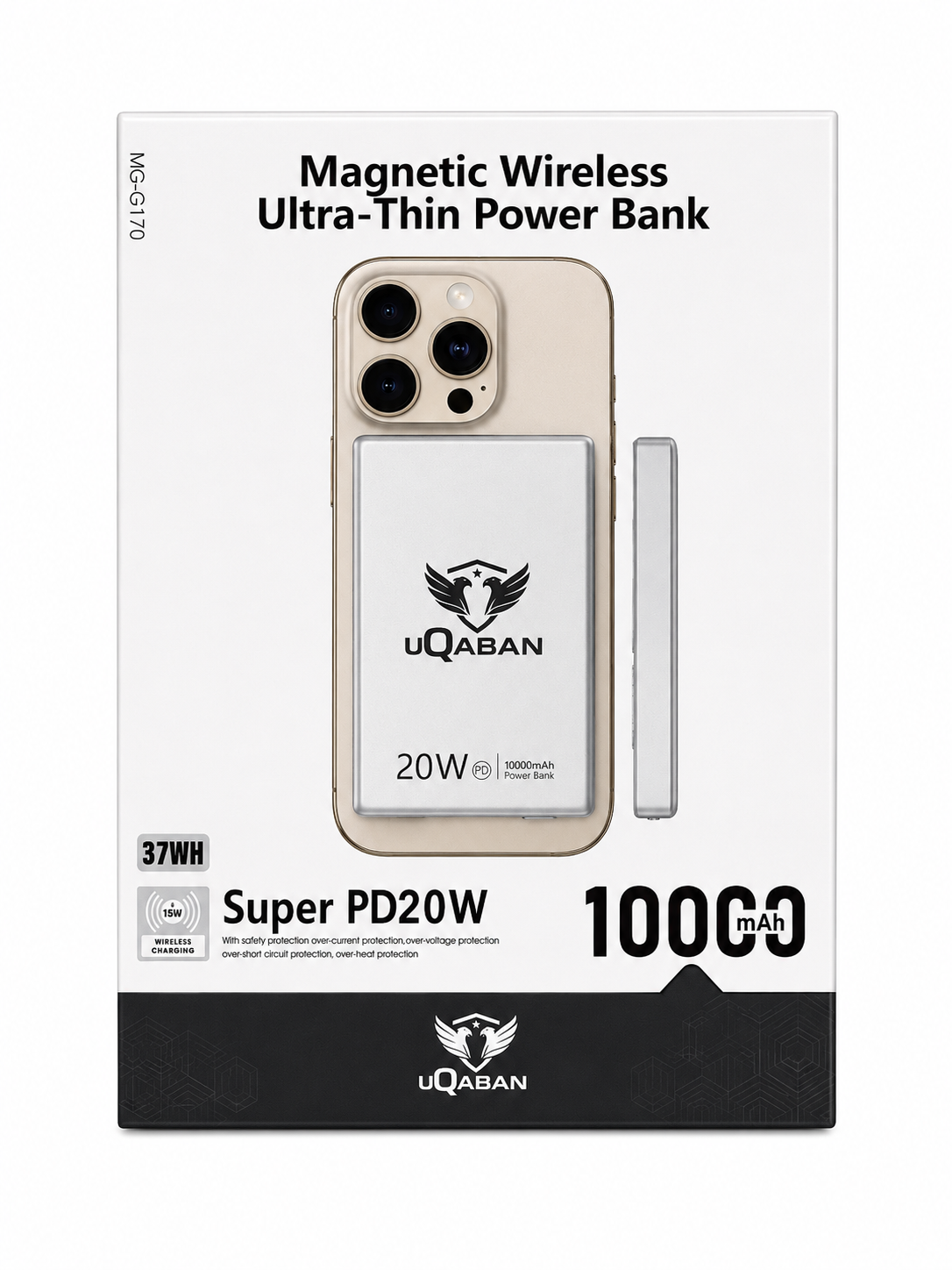 Magnetic Wireless Power Bank 10000mAh – PD20W Fast Charging