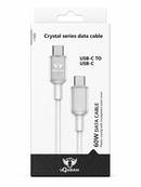 UQABAN Crystal Fast Charging Cable – USB-C | Lightning | 60W Schnellladekabel